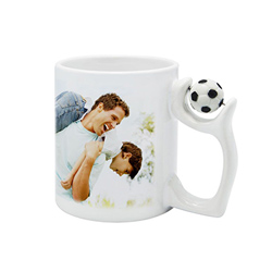 Taza bola de fútbol